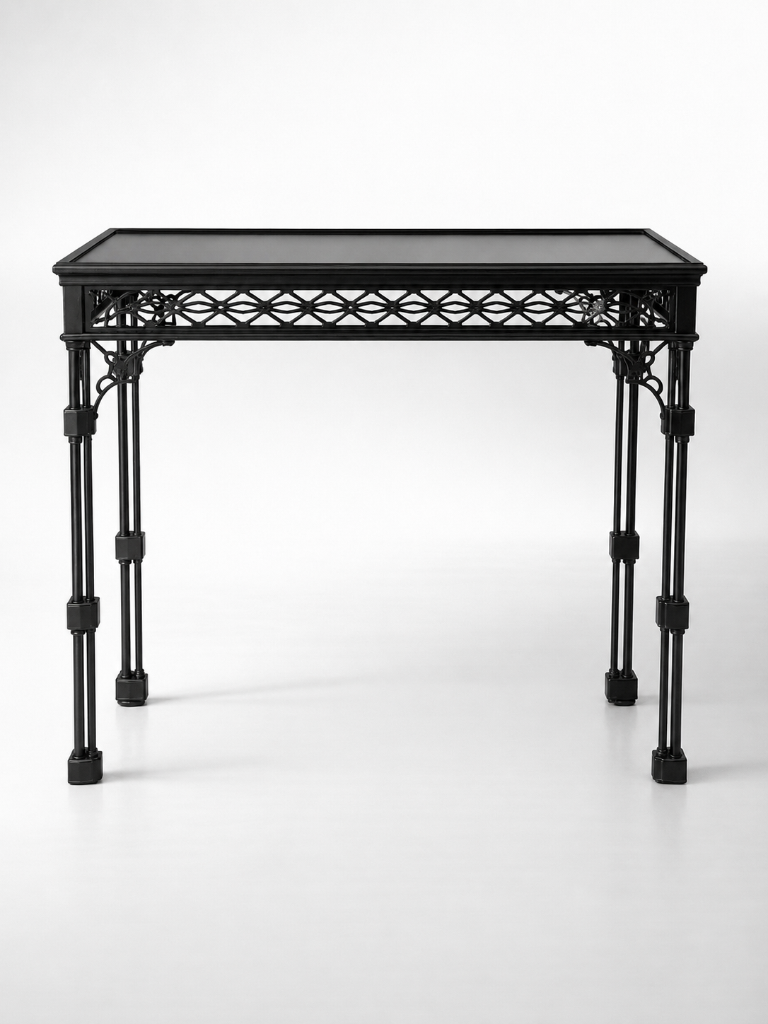 Metal Filigree Rectangular Table